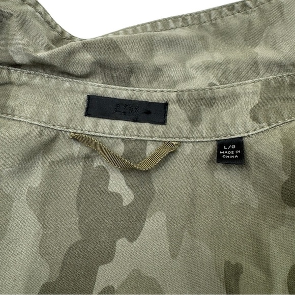 ATM Sage Green Camouflage Large Denim Jacket - Picture 6 of 14